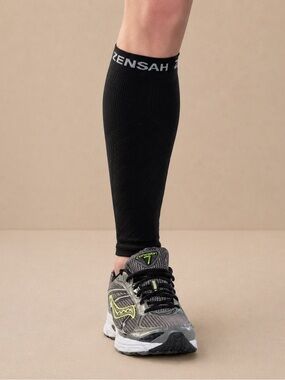 Zensah Compression Leg Sleeve | Black | Size S/M